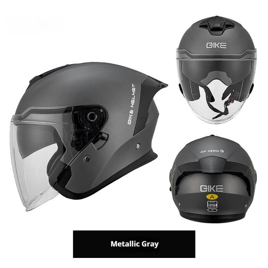 Three-quarter Safety Riding Motorcycle Electric Vehicle Class A Large Tail Helmet