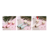 Silicone Manual Golden Circle Small Bowling Double Head Facial Brush