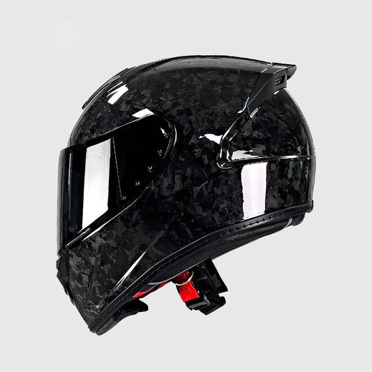 Carbon Fiber Motorcycle Helmet Motorcycle Personality Lightweight Full Cover Type