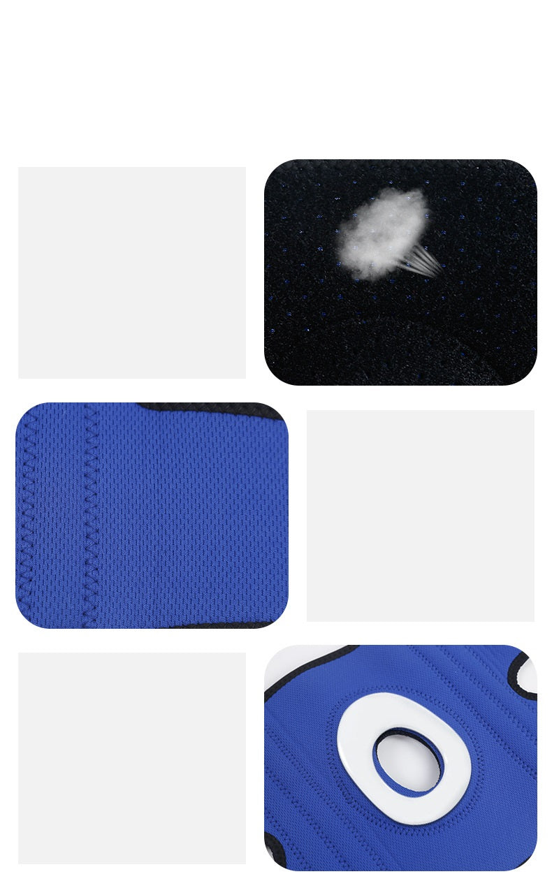 Five-Color Lace-up Silicone Cold Knee Pad Running Basketball Mountaineering Spring Support Breathable Pressure Sports Kneecaps