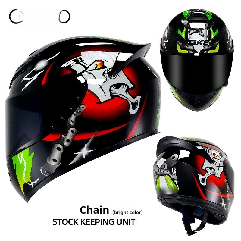 Motorcycle Winter Personality Motorcycle Helmet