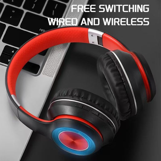Headset Wireless Bluetooth Noise Reduction Headset Bass Headset