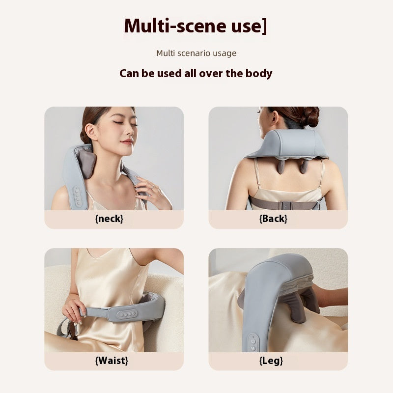 New Jianbu Horse Trapezius Shawl Neck Electric Hot Compress Kneading Brushless Massager