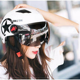 Breathable Safety Anti-collision Windshield Electric Car Helmet