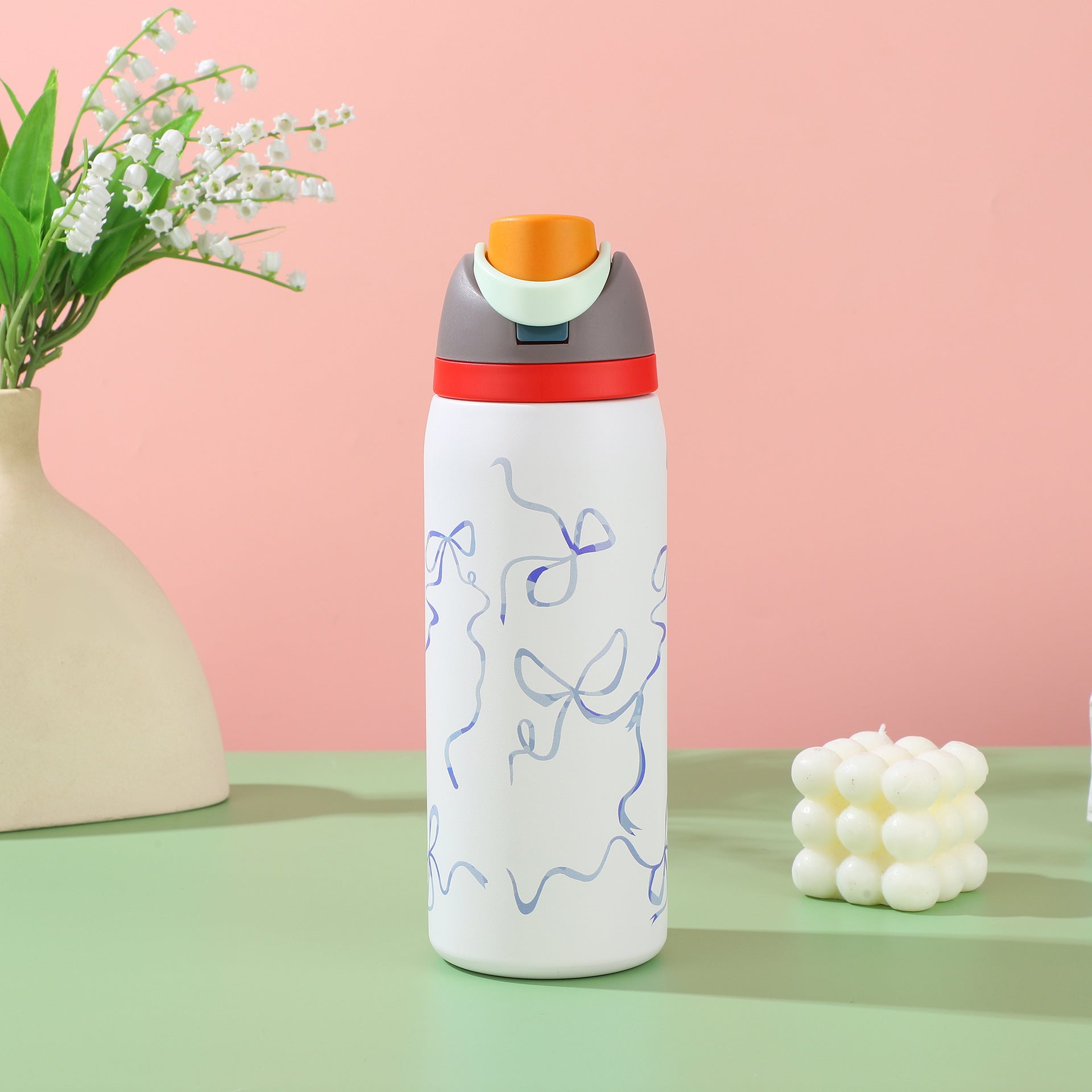 Outdoor Casual Sports Portable Straw Cup