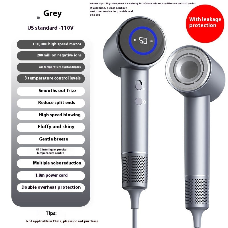 High Concentration Anion Hair Dryer Constant Temperature Does Not Hurt Hair