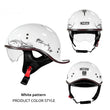 Electric Bicycle Retro Motorcycle Rocker Tail Half Helmet