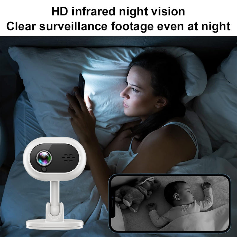1080P HD Mini Camera WiFi Wireless HD Night Vision Camera Home XD Remote Camera Kids Pet Safety Monitoring 2.4G Wifi IP Camera