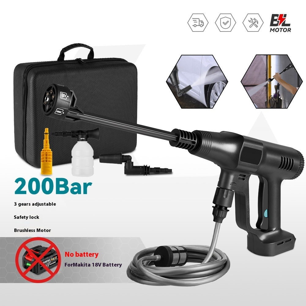 Brushless Car Wash High-pressure Water Gun For Household Use