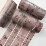 Retro Style And Paper Adhesive Tape Combination Journal Tape