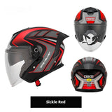 Three-quarter Safety Riding Motorcycle Electric Vehicle Class A Large Tail Helmet