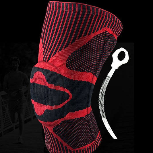 MasterShield Double Spring  Silicone Pad Protector Knee Sleeve