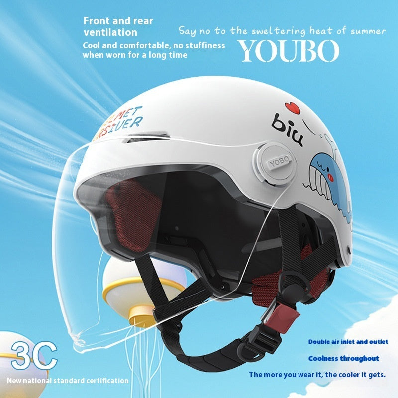 Children's Breathable Skateboard Electric Bike Helmet