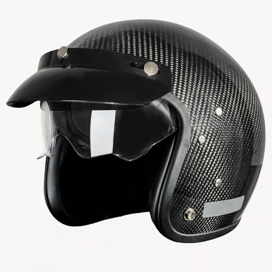 Carbon Fiber Electric Motorcycle Helmet Motorcycle Helmet