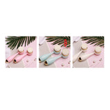 Silicone Manual Golden Circle Small Bowling Double Head Facial Brush