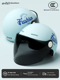 Women's Four Seasons Universal Battery Car Half Helmet