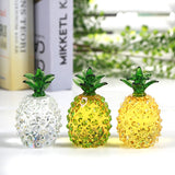 Crystal Pineapple Shape Car Decoration Quality Smooth Fruit Car Interior Car Accessories