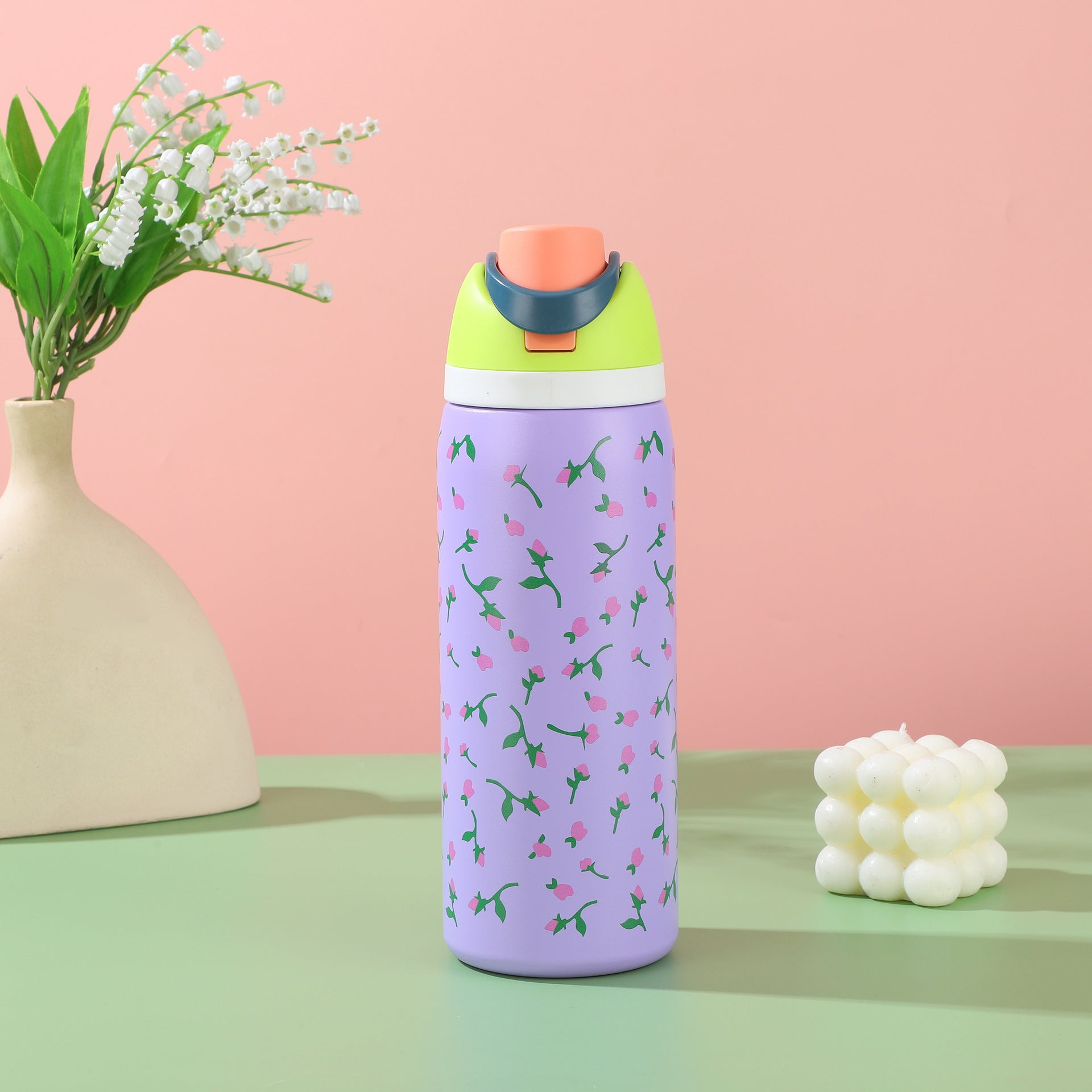 Outdoor Casual Sports Portable Straw Cup