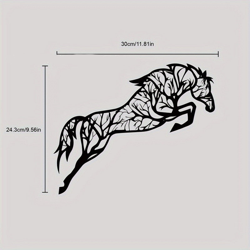 Geometric Metal Horse Wall Art Family Office Decorations