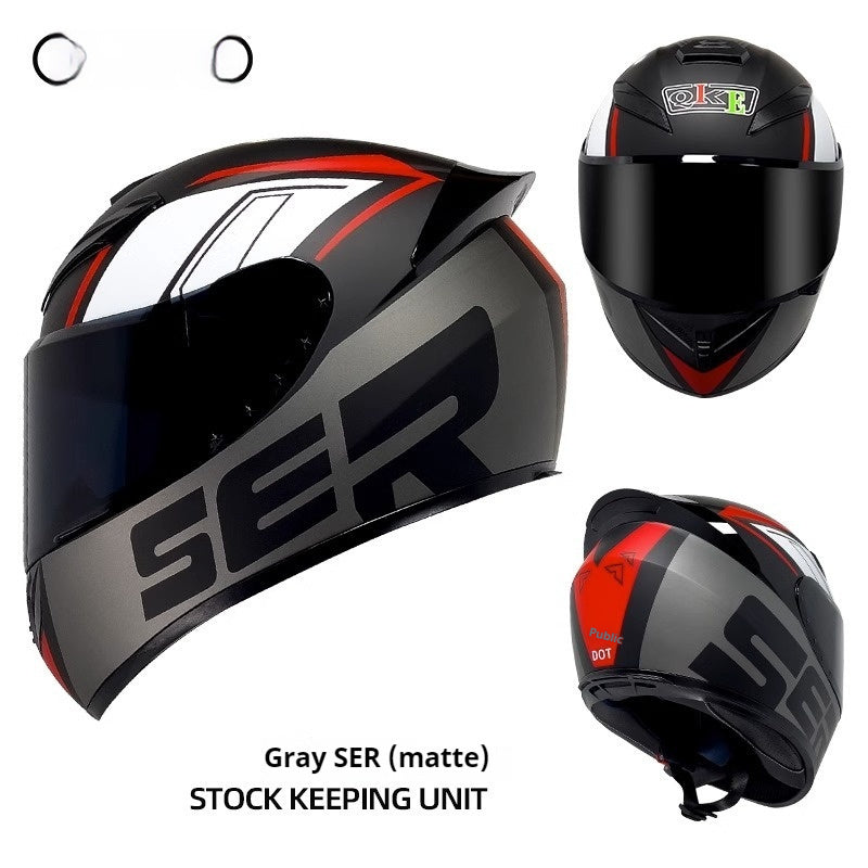 Motorcycle Winter Personality Motorcycle Helmet