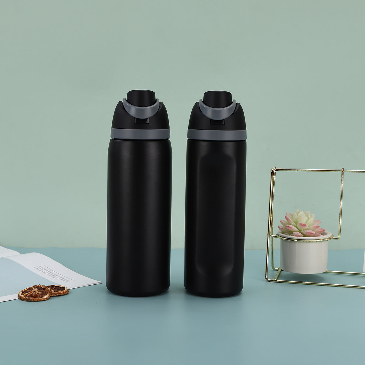 Outdoor Casual Sports Portable Straw Cup