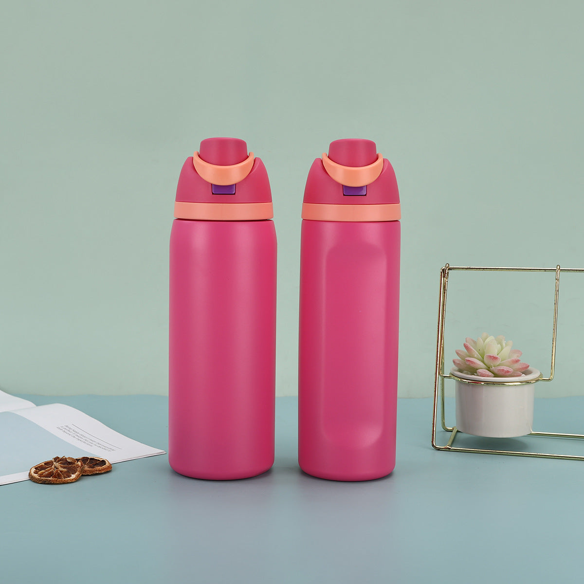 Outdoor Casual Sports Portable Straw Cup