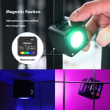 Full Color Mini Lithium Magnetic Camera Fill Light