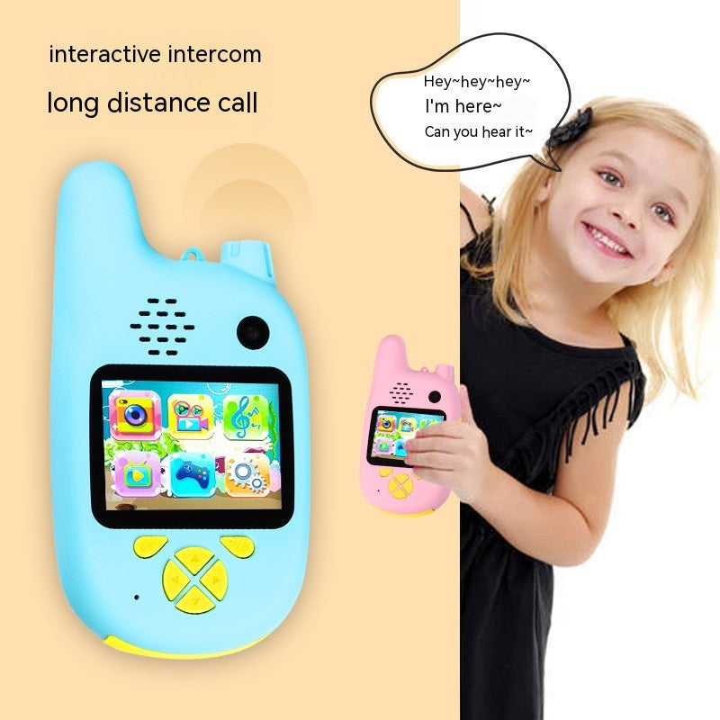 Children's  HD Dual Camera Mini Children Intercom Camera 100 M Intercom
