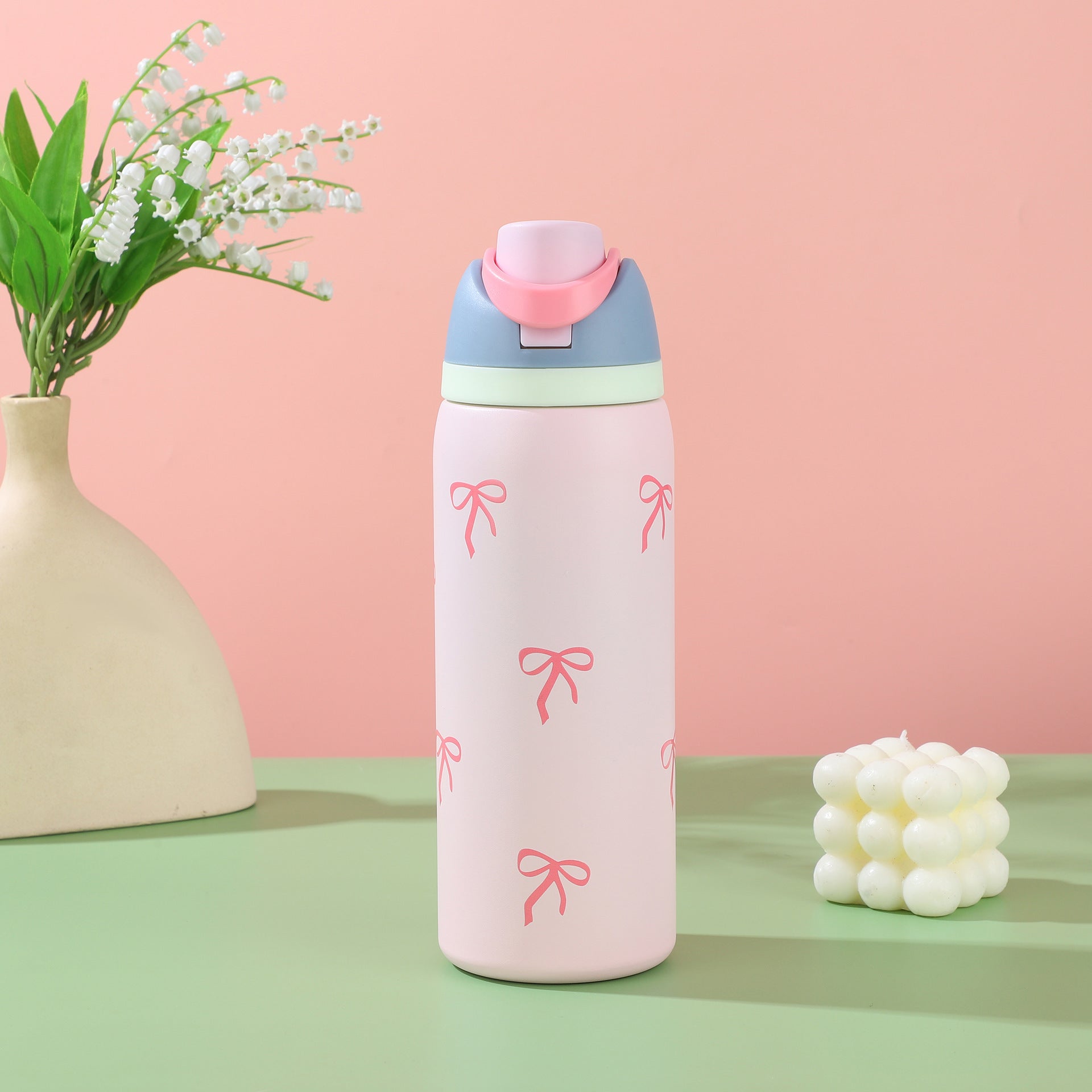 Outdoor Casual Sports Portable Straw Cup