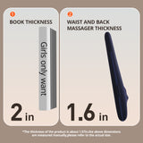 Walking Massage Lumbar Support Pillow Heat Therapy, Shiatsu Back Massager For Pain Relief, Portable Office Chair Cushion With Auto Timer, Ideal Gift For Home Car Use