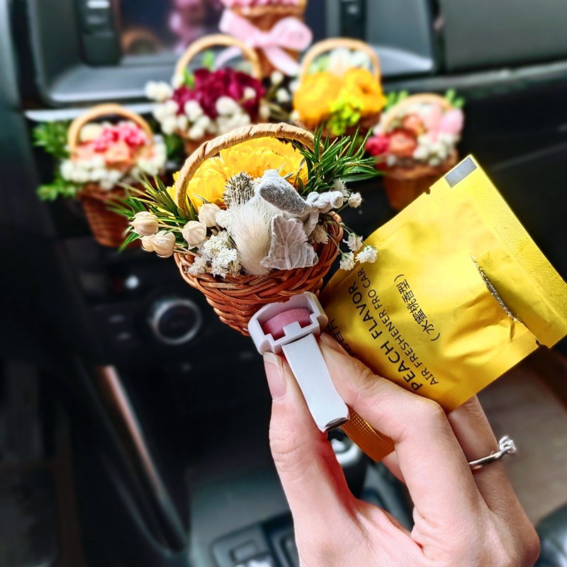 Flower Basket Car Air Vent Clip Accessories
