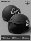Women's Four Seasons Universal Battery Car Half Helmet
