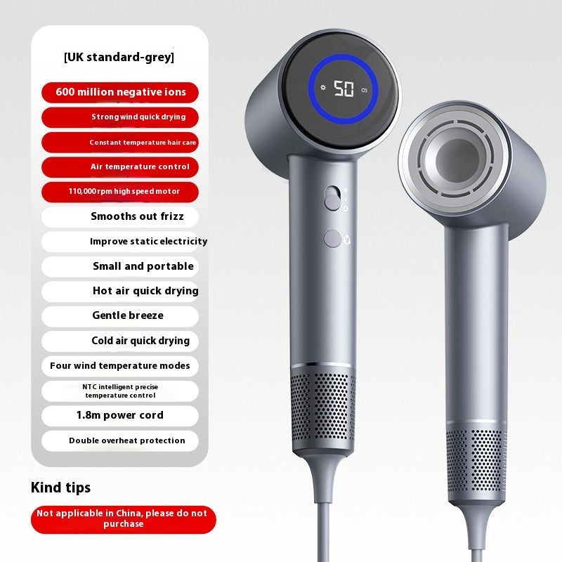High Concentration Anion Hair Dryer Constant Temperature Does Not Hurt Hair