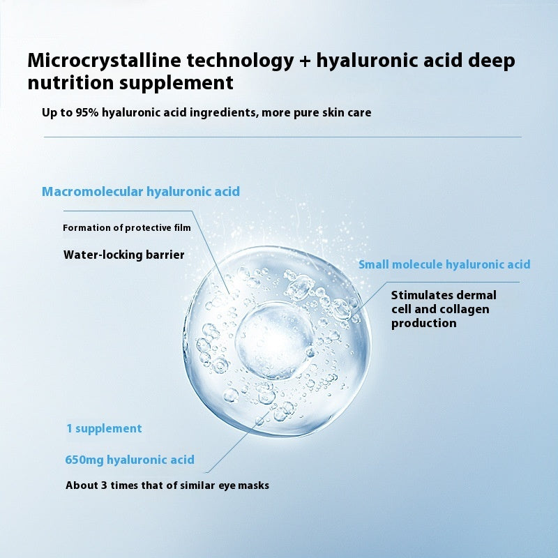 Soluble Microneedle Eye Mask Hyaluronic Acid Patch