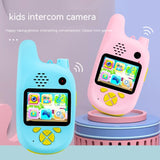 Children's  HD Dual Camera Mini Children Intercom Camera 100 M Intercom