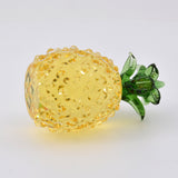 Crystal Pineapple Shape Car Decoration Quality Smooth Fruit Car Interior Car Accessories