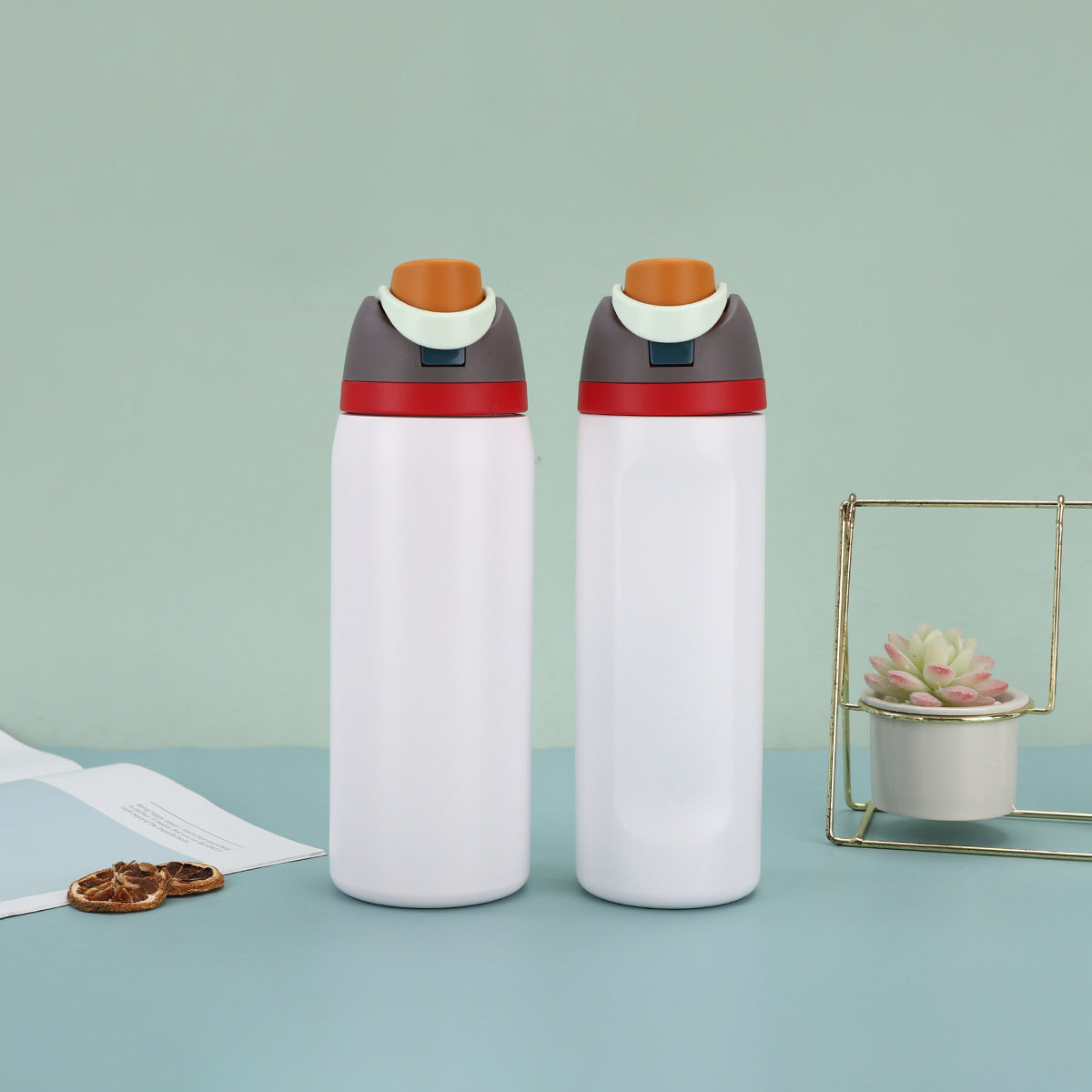 Outdoor Casual Sports Portable Straw Cup