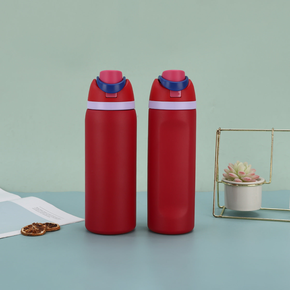 Outdoor Casual Sports Portable Straw Cup