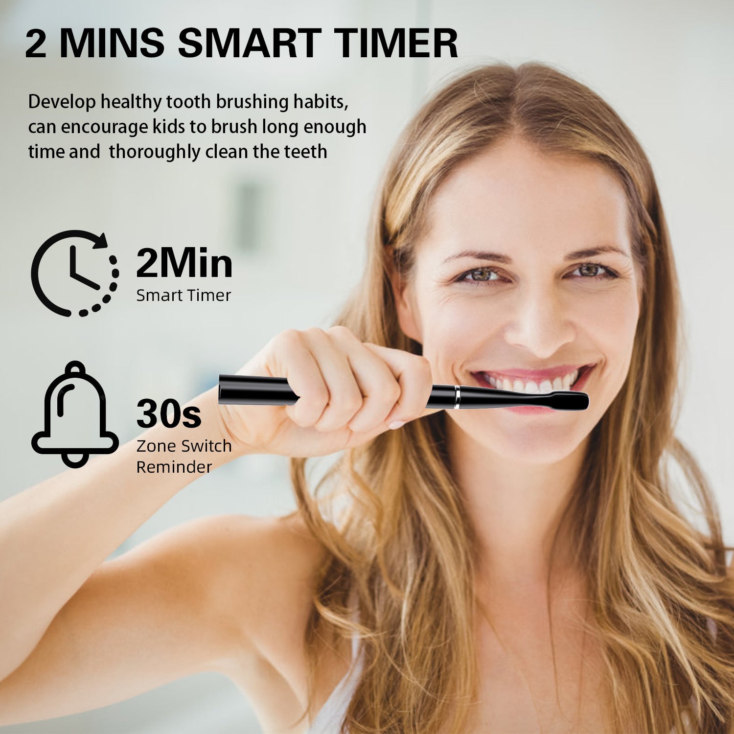 Compact And Portable Electric Toothbrush With 6 Brush Heads