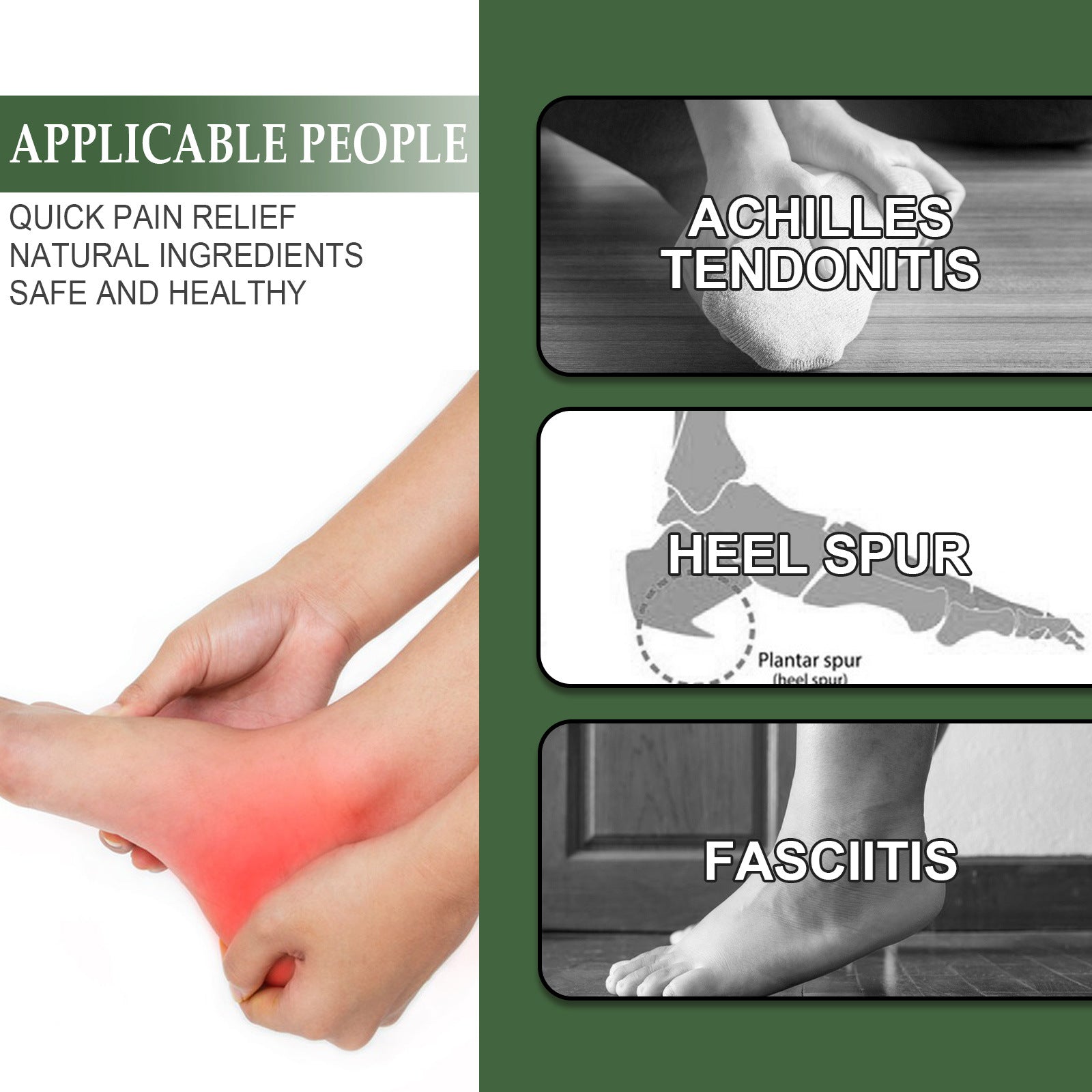 Heel Pain Achilles Tendon Spray