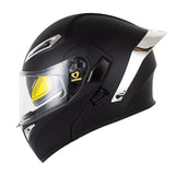 Men's And Women's Double Lens Exposed Motorcycle Helmet