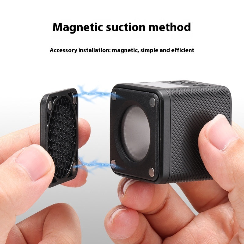 Full Color Mini Lithium Magnetic Camera Fill Light