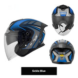 Three-quarter Safety Riding Motorcycle Electric Vehicle Class A Large Tail Helmet