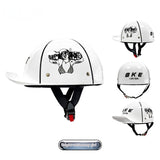 Retro Helmet Electric Car Female Large Hat Battery Car Riding Helmet Universal