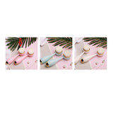 Silicone Manual Golden Circle Small Bowling Double Head Facial Brush