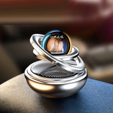 Aluminum Alloy Interstellar Solar Rotating Car Perfume Accessories